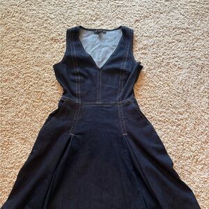 Sleeveless Denim Dress